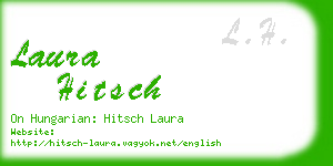 laura hitsch business card